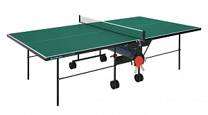 Теннисный стол всепогодный Sunflex Outdoor с сеткой (зеленый)